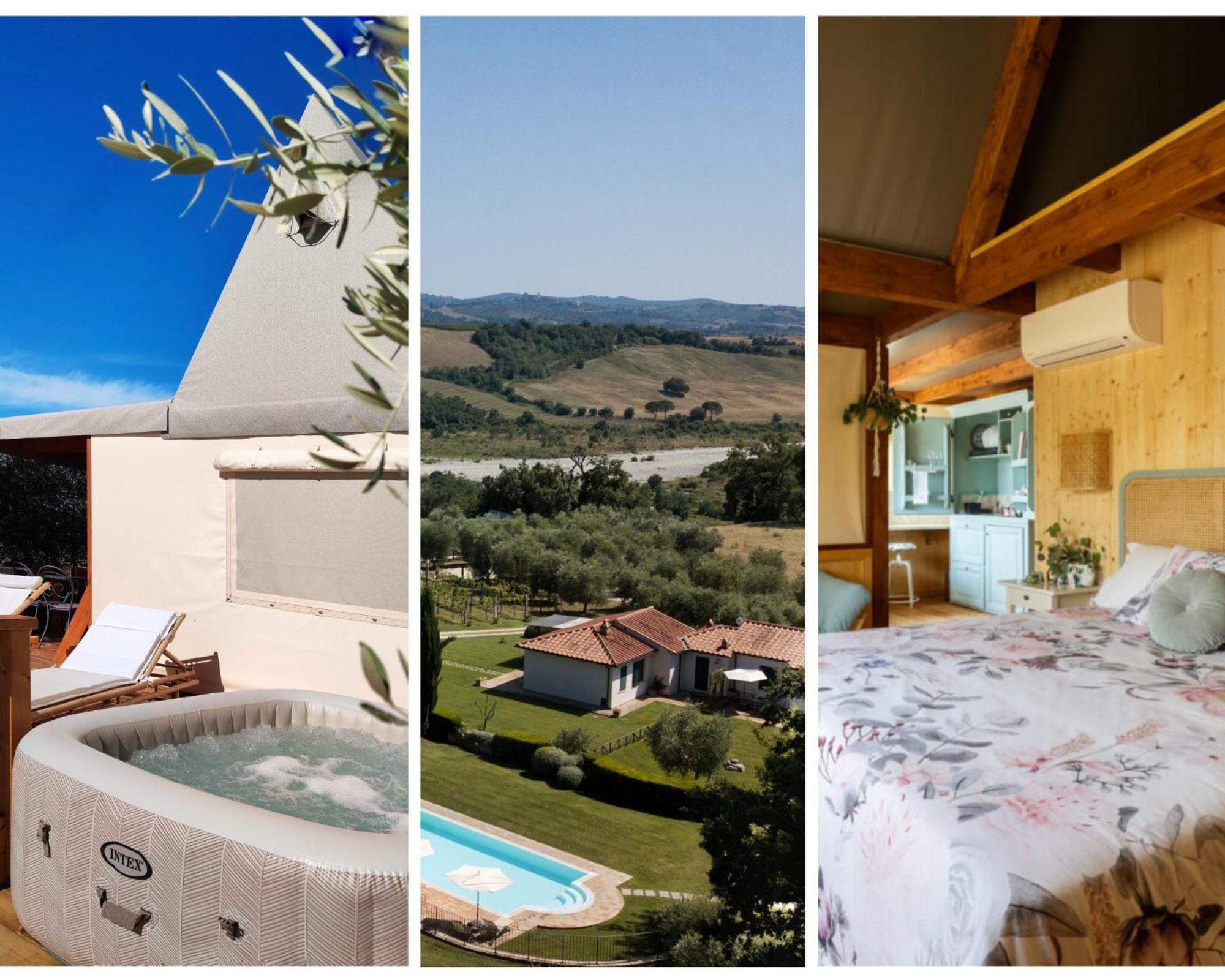 I Sicomori - Seme Di Carota - Glamping E Appartamenti Con Piscina A サトゥルニア エクステリア 写真