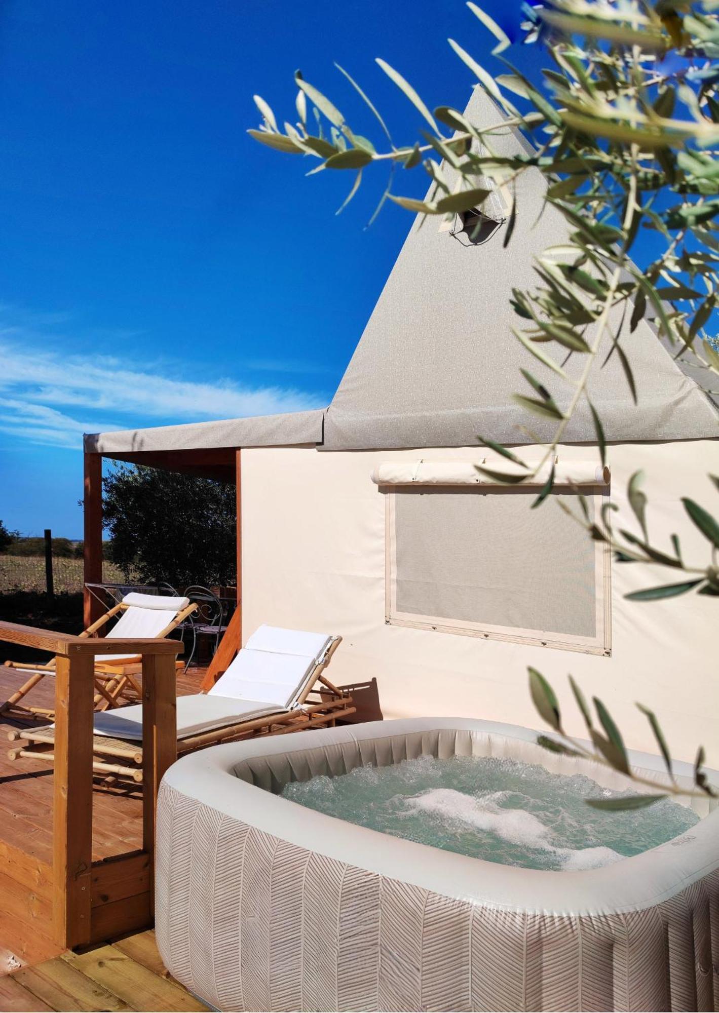 I Sicomori - Seme Di Carota - Glamping E Appartamenti Con Piscina A サトゥルニア エクステリア 写真