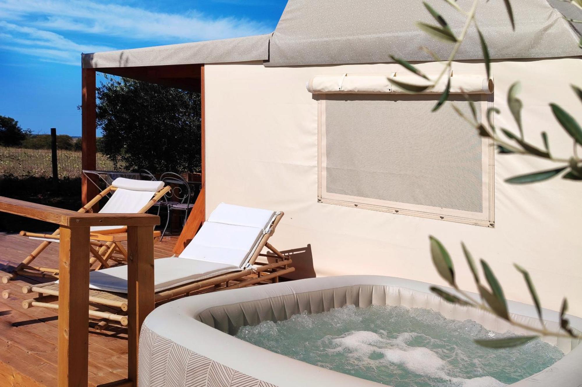 I Sicomori - Seme Di Carota - Glamping E Appartamenti Con Piscina A サトゥルニア エクステリア 写真